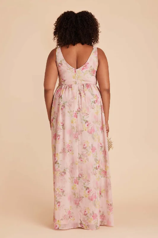 Laurie Empire Dress - Vintage Pink Floral