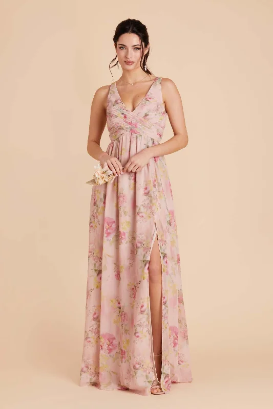 Laurie Empire Dress - Vintage Pink Floral