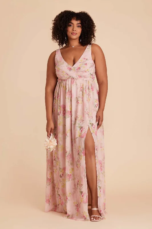 Laurie Empire Dress - Vintage Pink Floral