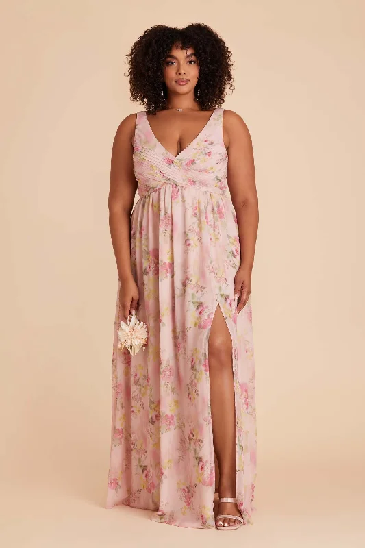 Laurie Empire Dress - Vintage Pink Floral