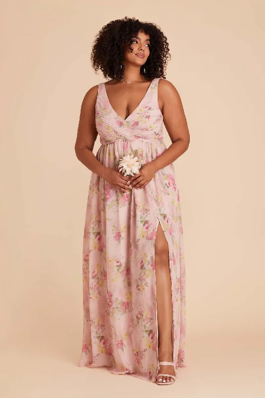 Laurie Empire Dress - Vintage Pink Floral