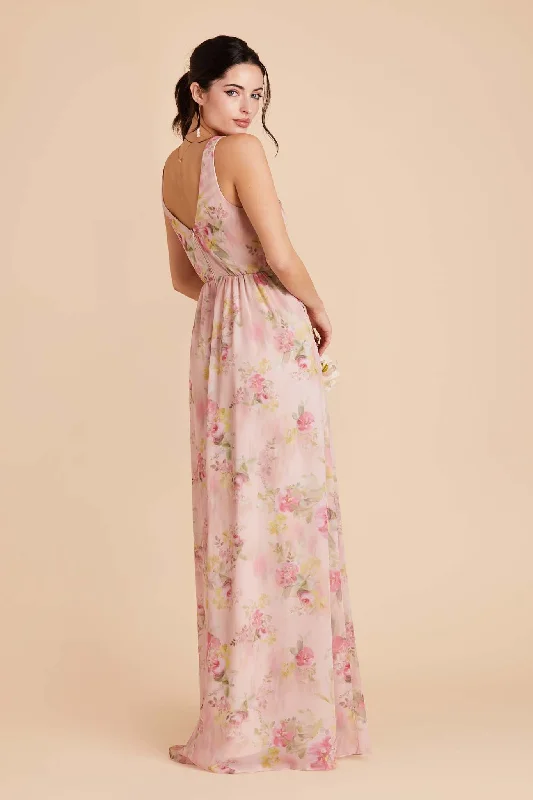 Laurie Empire Dress - Vintage Pink Floral