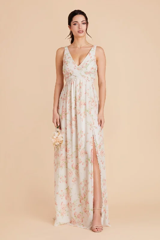 Laurie Empire Dress - Whimsical Blooms