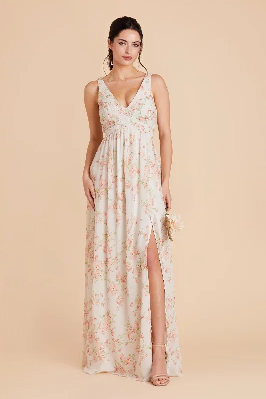 Laurie Empire Dress - Whimsical Blooms