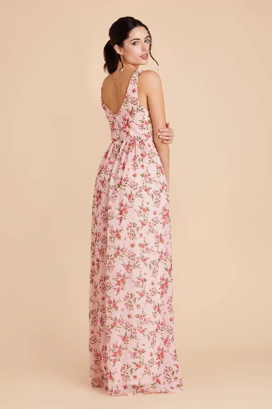 Laurie Empire Dress - Wild Rose Garden