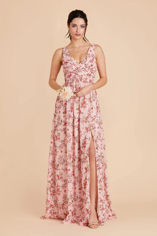 Laurie Empire Dress - Wild Rose Garden