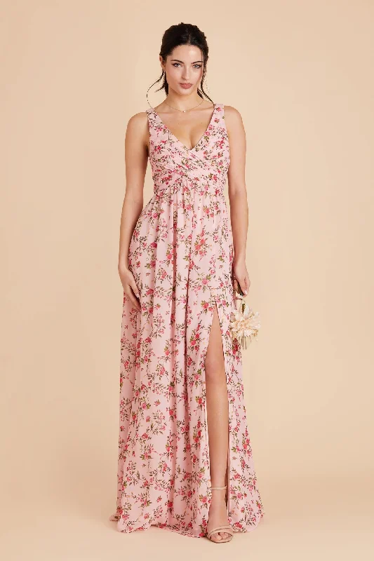 Laurie Empire Dress - Wild Rose Garden