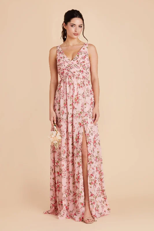 Laurie Empire Dress - Wild Rose Garden