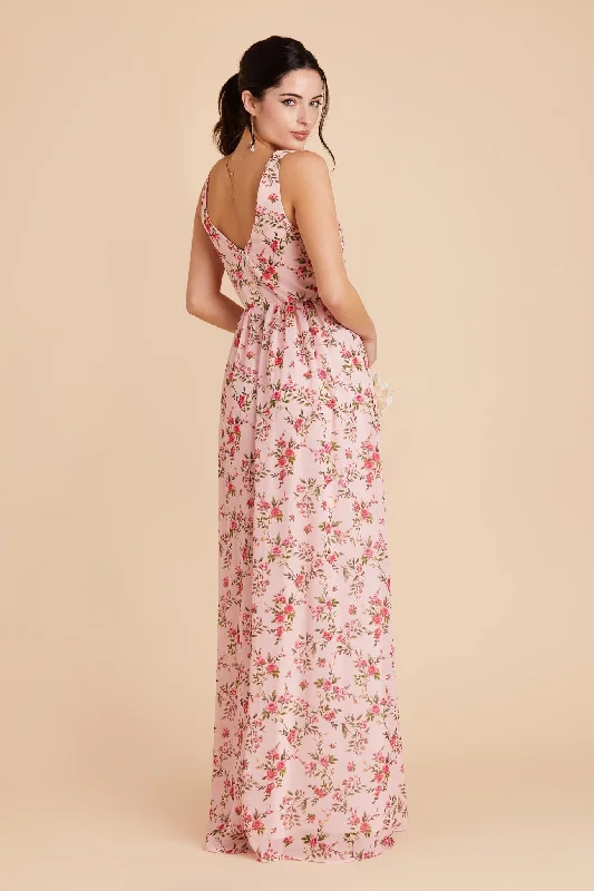 Laurie Empire Dress - Wild Rose Garden