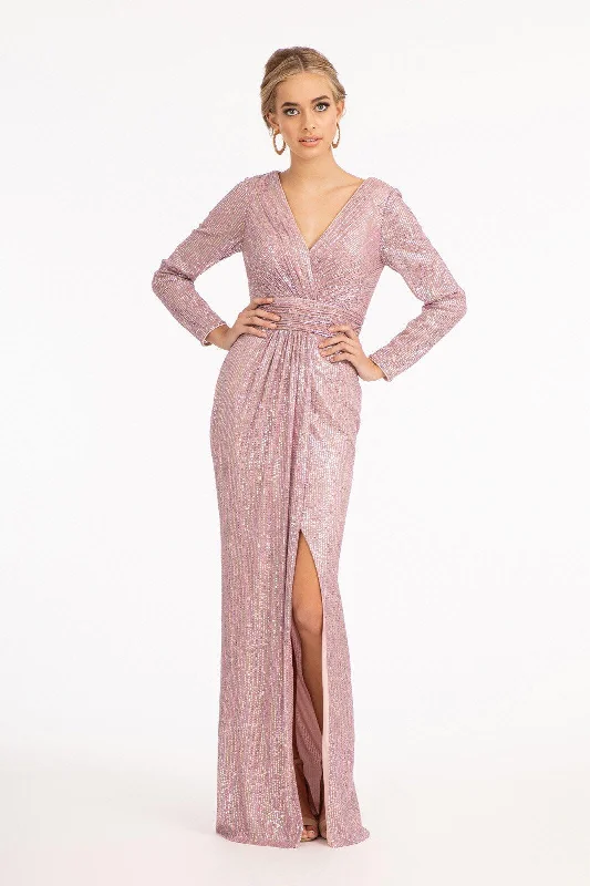 Long Sleeve Formal Mermaid Evening Dress Sale