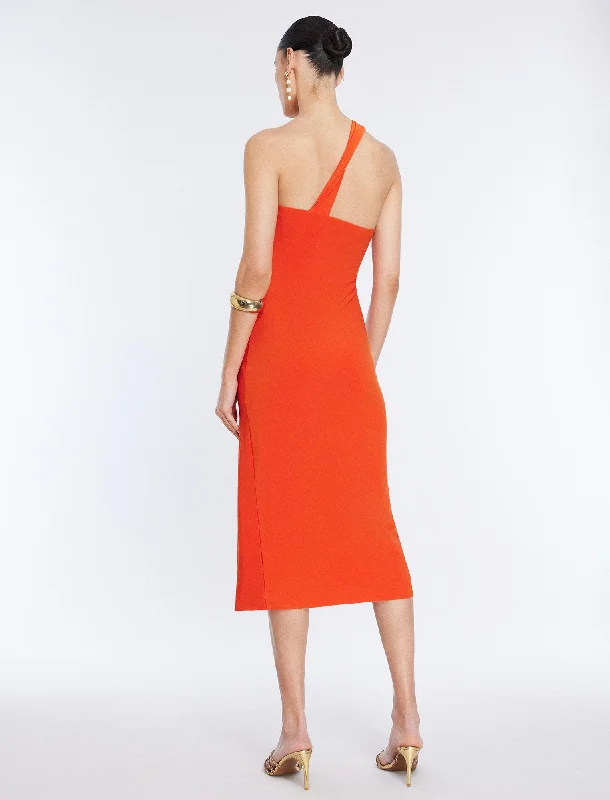 Matilda One Shoulder Midi Dress