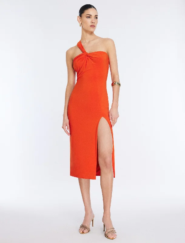 Matilda One Shoulder Midi Dress