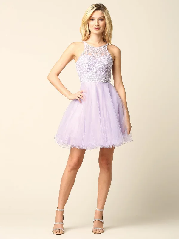 Prom Short Halter Homecoming Cocktail Dress Sale