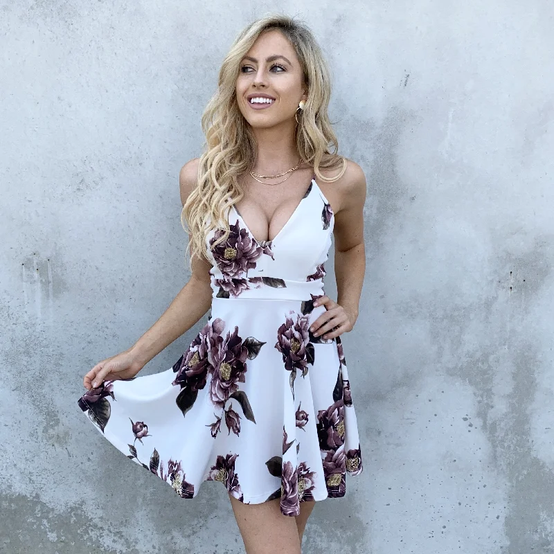 Pure Seduction Floral Skater Dress