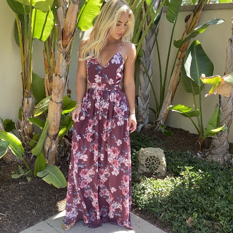 Kiss Me More Floral Maxi Dress