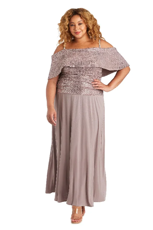 R&M Richards 7047W Plus Size Formal Long Dress