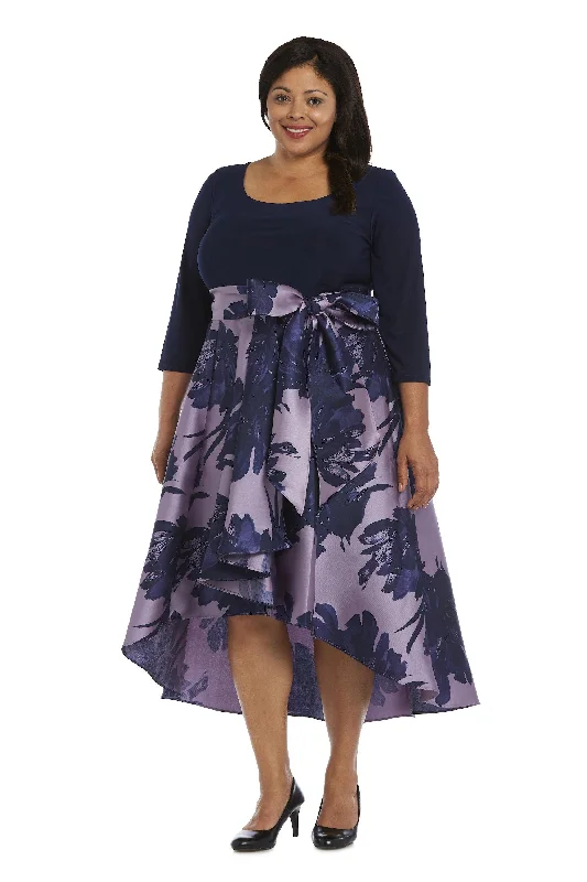 R&M Richards 3131W Plus Size High Low Dress