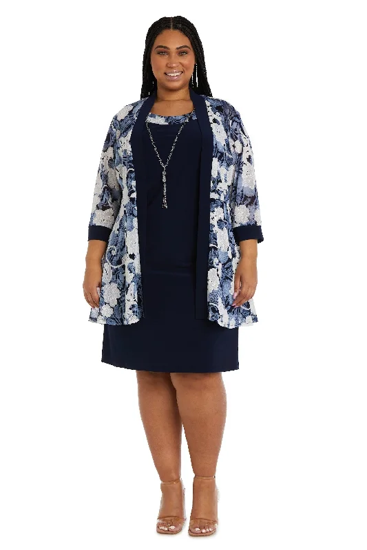 R&M Richards 9313W Plus Size Jacket Short Dress