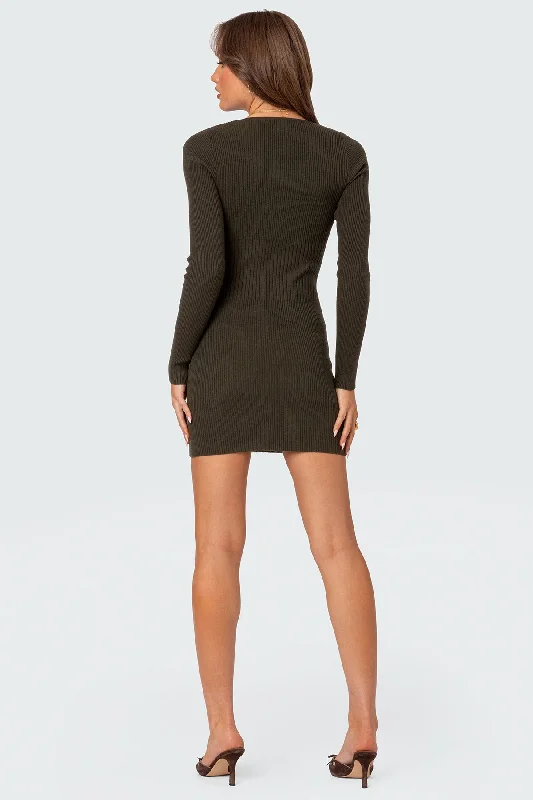 Amber Knit Mini Dress