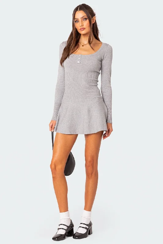 Sylver Knit Mini Dress