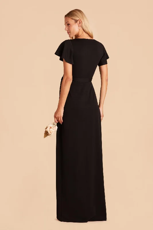 Yolanda Crepe Dress - Black