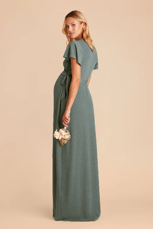 Yolanda Crepe Dress - Sea Glass