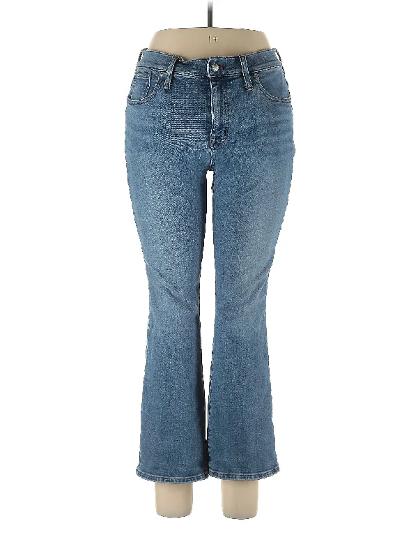 Acid - wash women jeans with a retro finish  Women's pants for cycling Jeggings women jeans combining the comfort of leggings and style of jeans High-Rise Bootleg Jeans in Medium Wash
