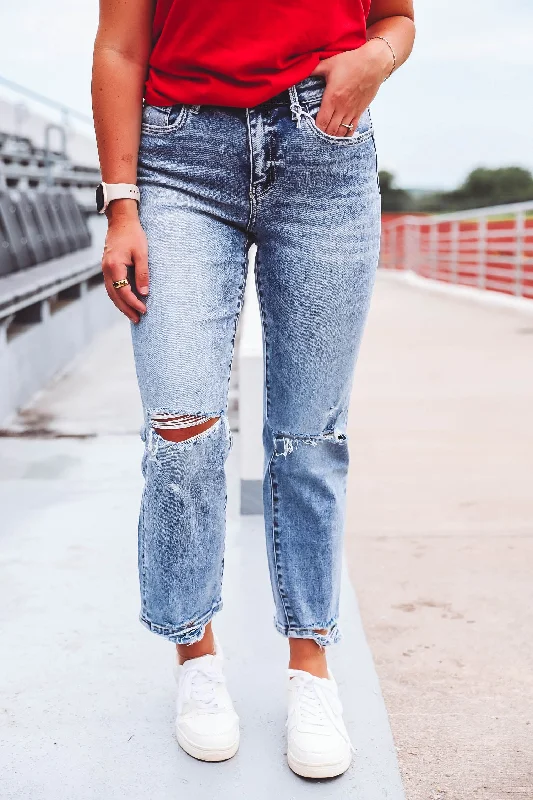 Ripped women jeans for a rebellious and fashion - forward style Women's pants for running Wide - leg women jeans for a modern and relaxed vibe Kyra High Rise Straight Leg Denim Ripped women jeans for a rebellious and fashion - forward style Women's pants for running Wide - leg women jeans for a modern and relaxed vibe Kyra High Rise Straight Leg Denim