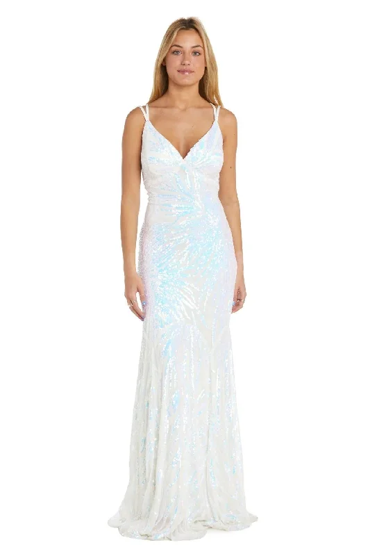 Maxi dresses with a pleated skirt for a timeless and elegant appearance White/Rainbow 7 Morgan & Co 13007 Prom Long Formal Fitted Dress Sale Maxi dresses with a pleated skirt for a timeless and elegant appearance White/Rainbow 7 Morgan & Co 13007 Prom Long Formal Fitted Dress Sale